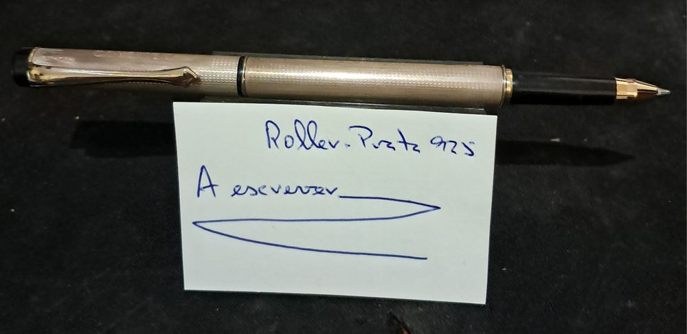 Canetas de Aparo e Roller em Prata 925, Contrastadas.