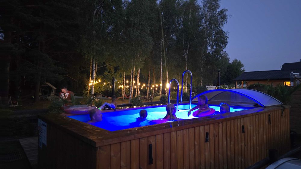 Wynajem Domków Apartamentów Pokoi Podgrzewany Basen Balia Sauna Nocleg