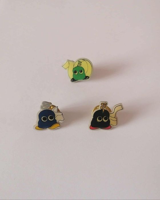 Conjunto de 3 pins do Pirilampo Mágico