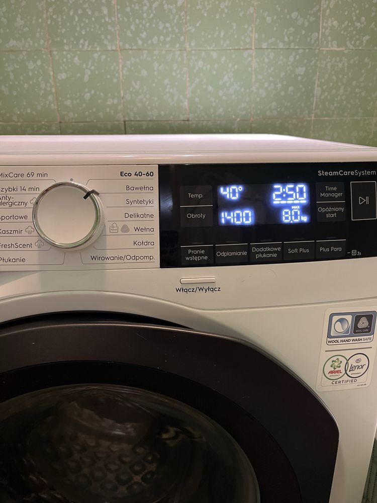 Pralka Electrolux 700 SteamCare EW7F348ASP 8kg 1400obr/min