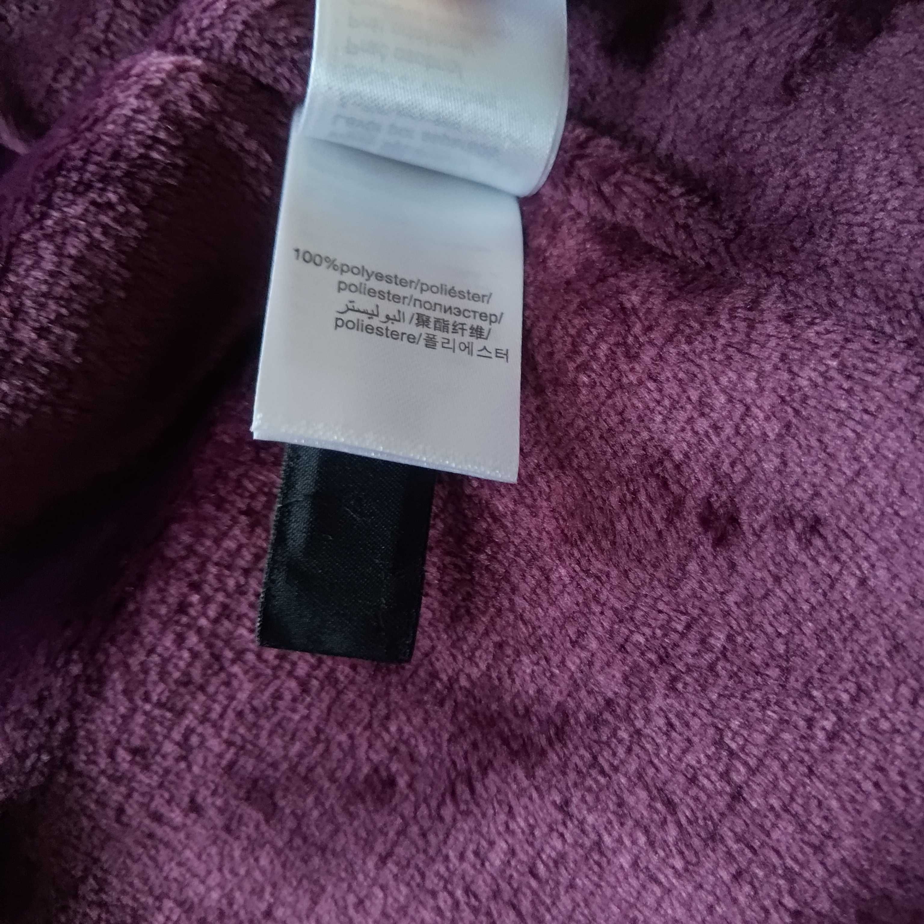 TANIO burgundowy szlafrok damski Etam rozmiar S-XL