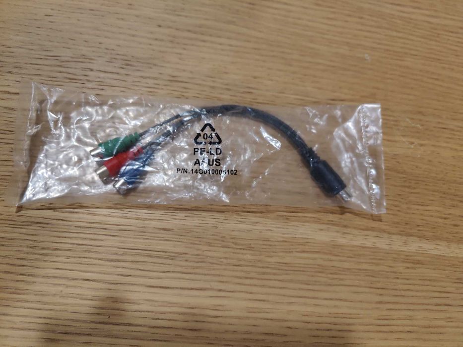 Adaptador ASUS Mini HDMI para 3 RCA (Y Pb Pr) – Original, Novo
