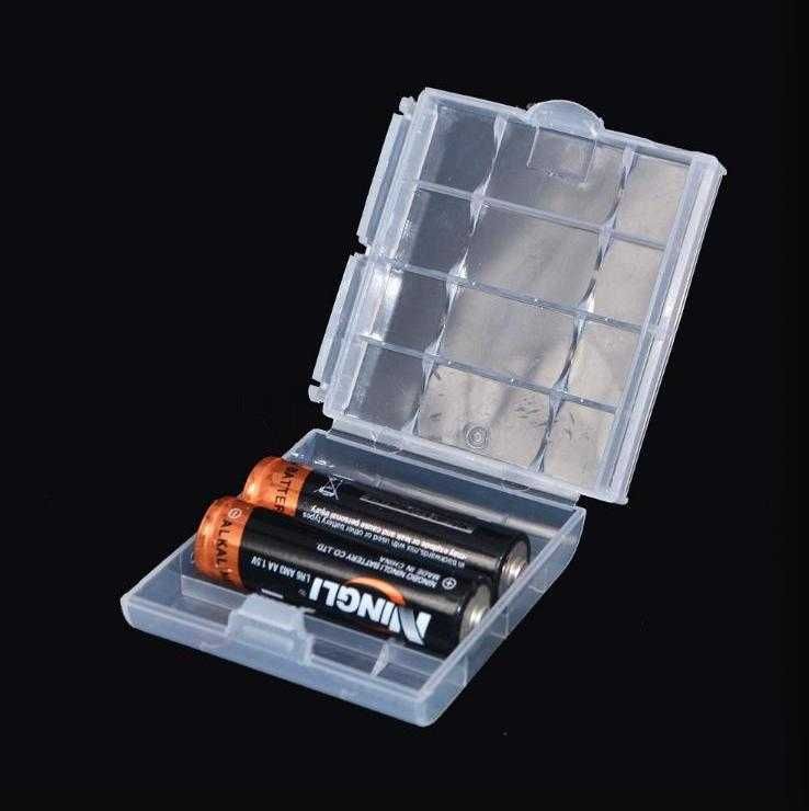 Коробка для зберігання case, бокс для 4 акумуляторів типу ААА