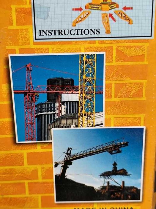 Grua Construção Brinquedo Plástico