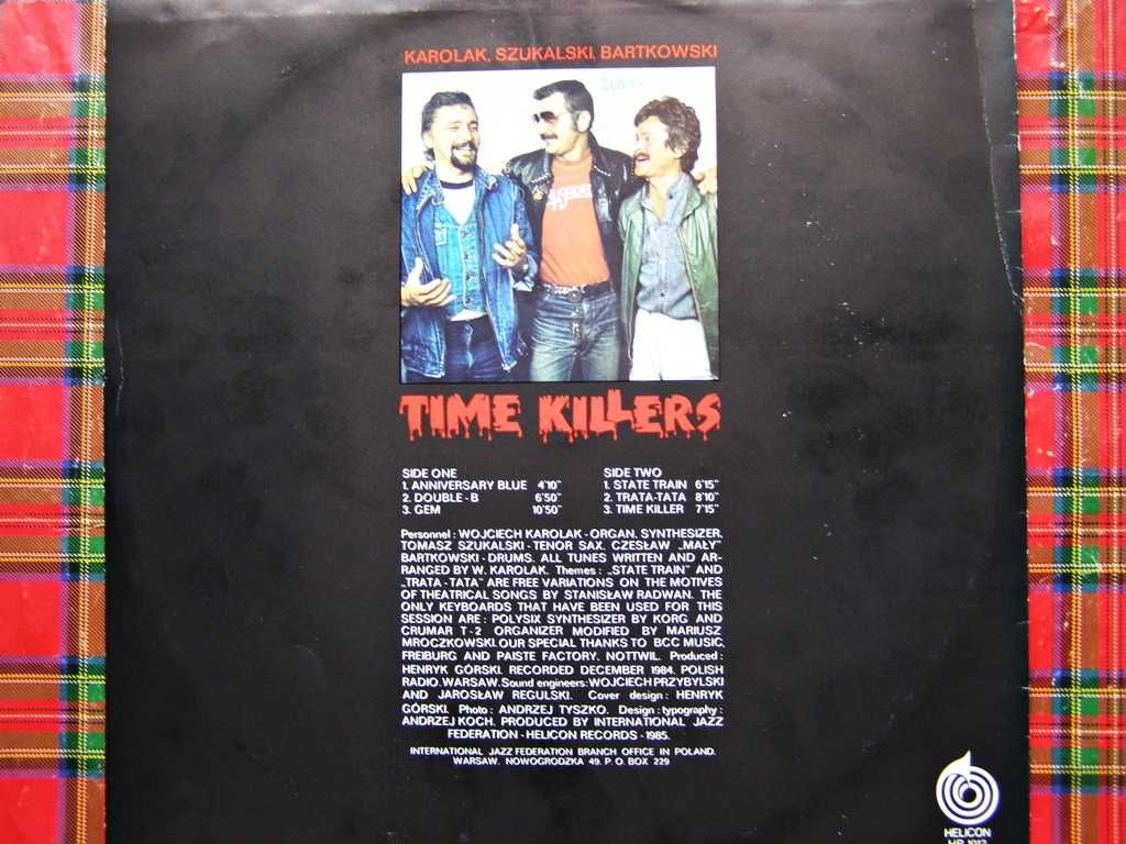 Time Killers-Karolak,Szukalski,Bartkowski Vinyl 1st Press ! Idealna !