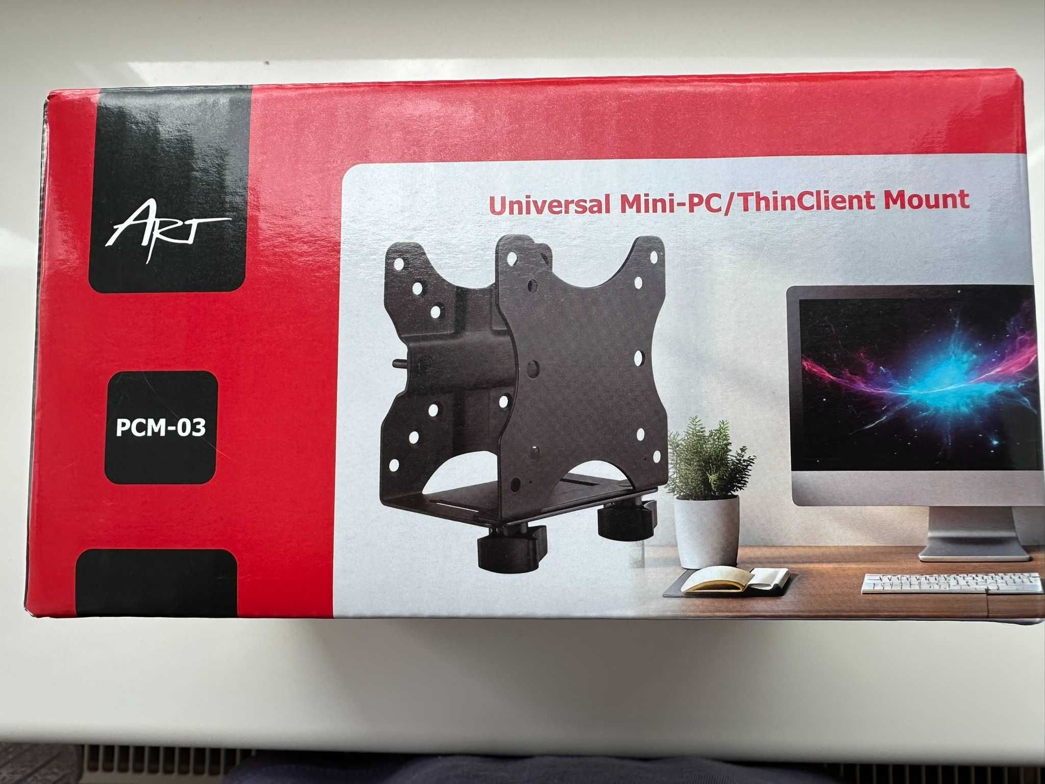 Uchwyt do montażu komputerów Mini PC za monitorem