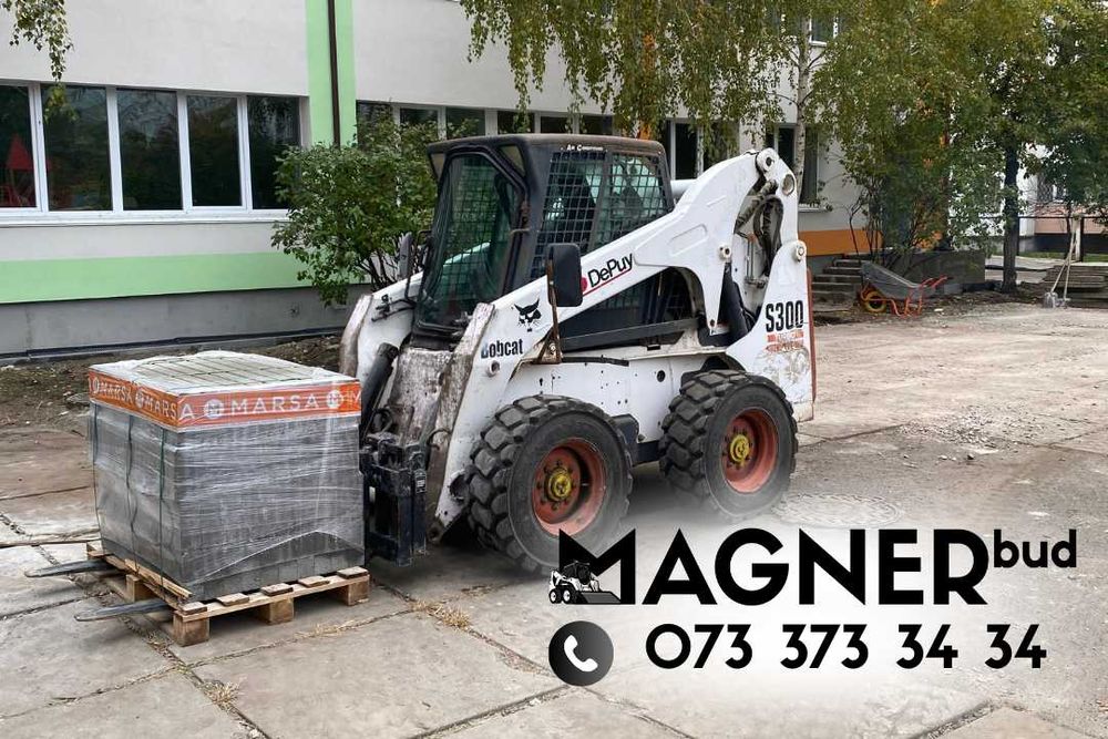 Оренда Bobcat S300 | Послуги міні погрузчика бобкет (бобкат) С300