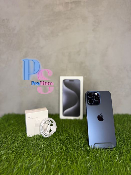 iPhone 15 Pro Max 512GB Blue Titanium | Bateria 87% | Gwarancja |