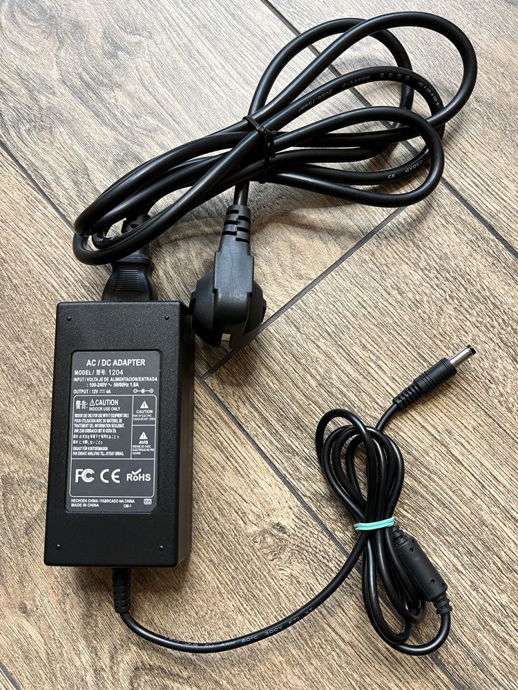 Блок живлення (12V4A) AC/DC адаптер, зарядне для ноутбука