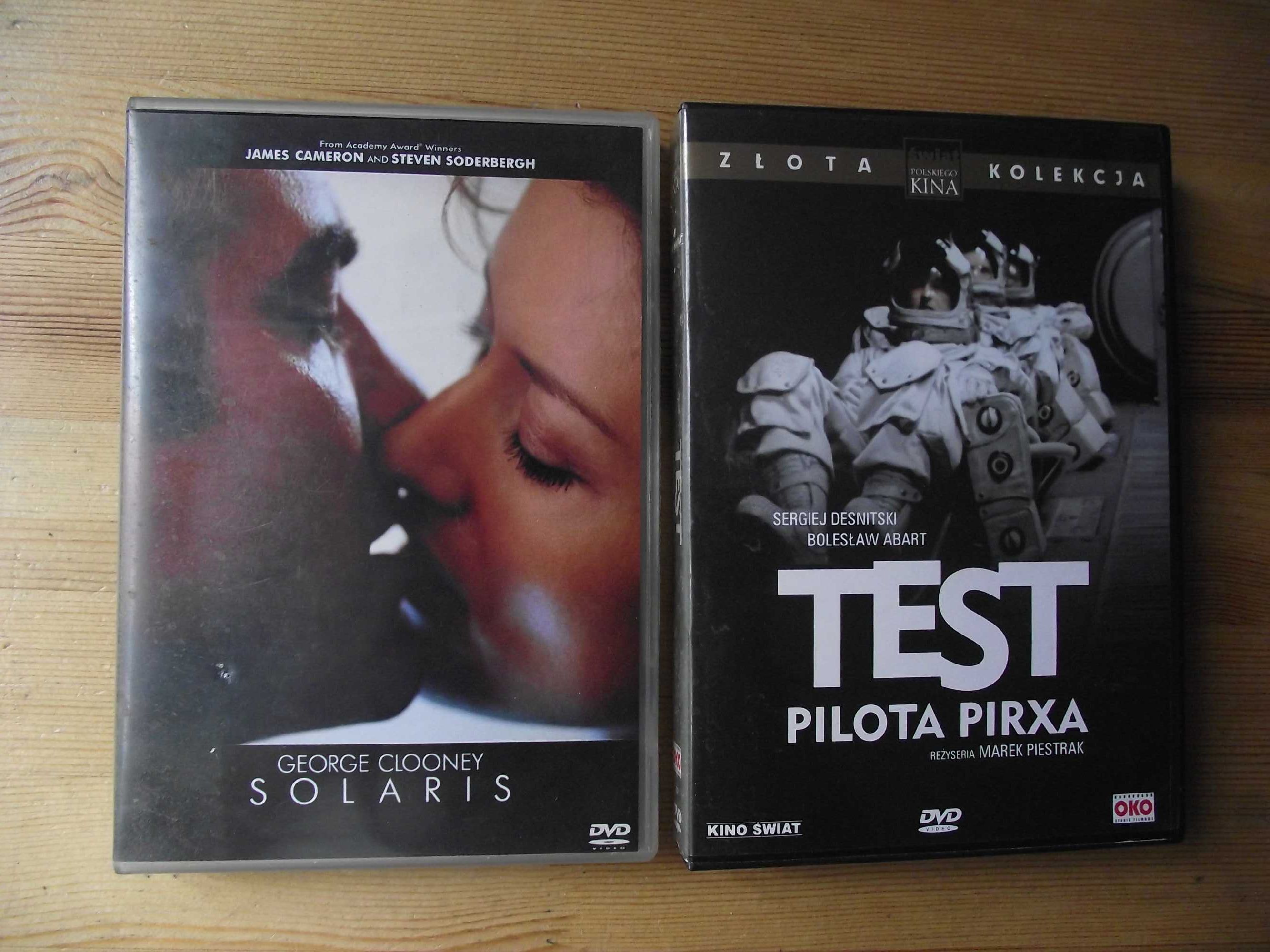 Test pilota Pirxa  Solaris, S. Lem Cameron dwa filmy dvd Cloney
