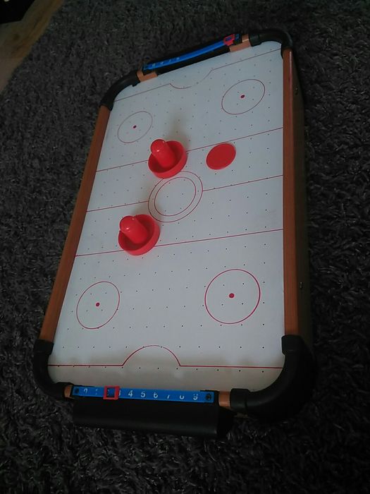 Cymbergaj gra dla dzieci mini hokej powietrzny air hockey