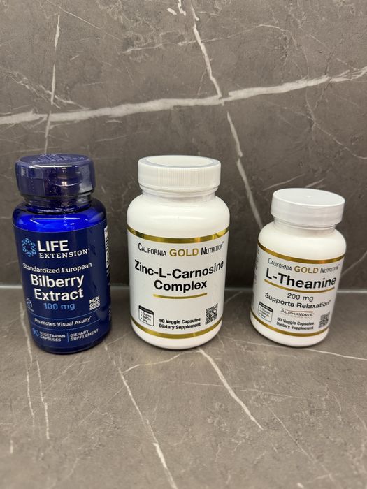 Бади Zinc, Bilberry extract, L-theanine