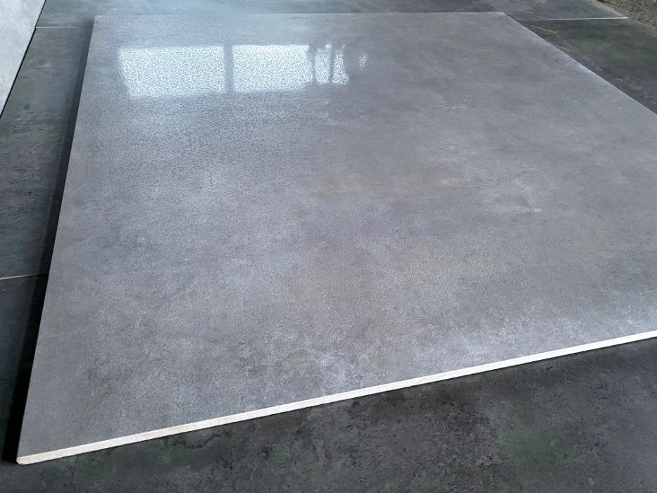 Gres betonopodobny grafit 80x80 duży rozmiar TANIO