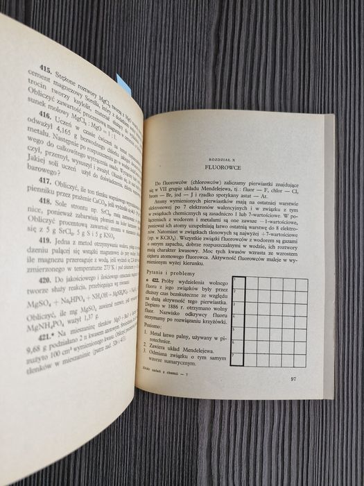 7142. "Zbiór zadań z chemii nieorganicznej" Z.Matysikowa