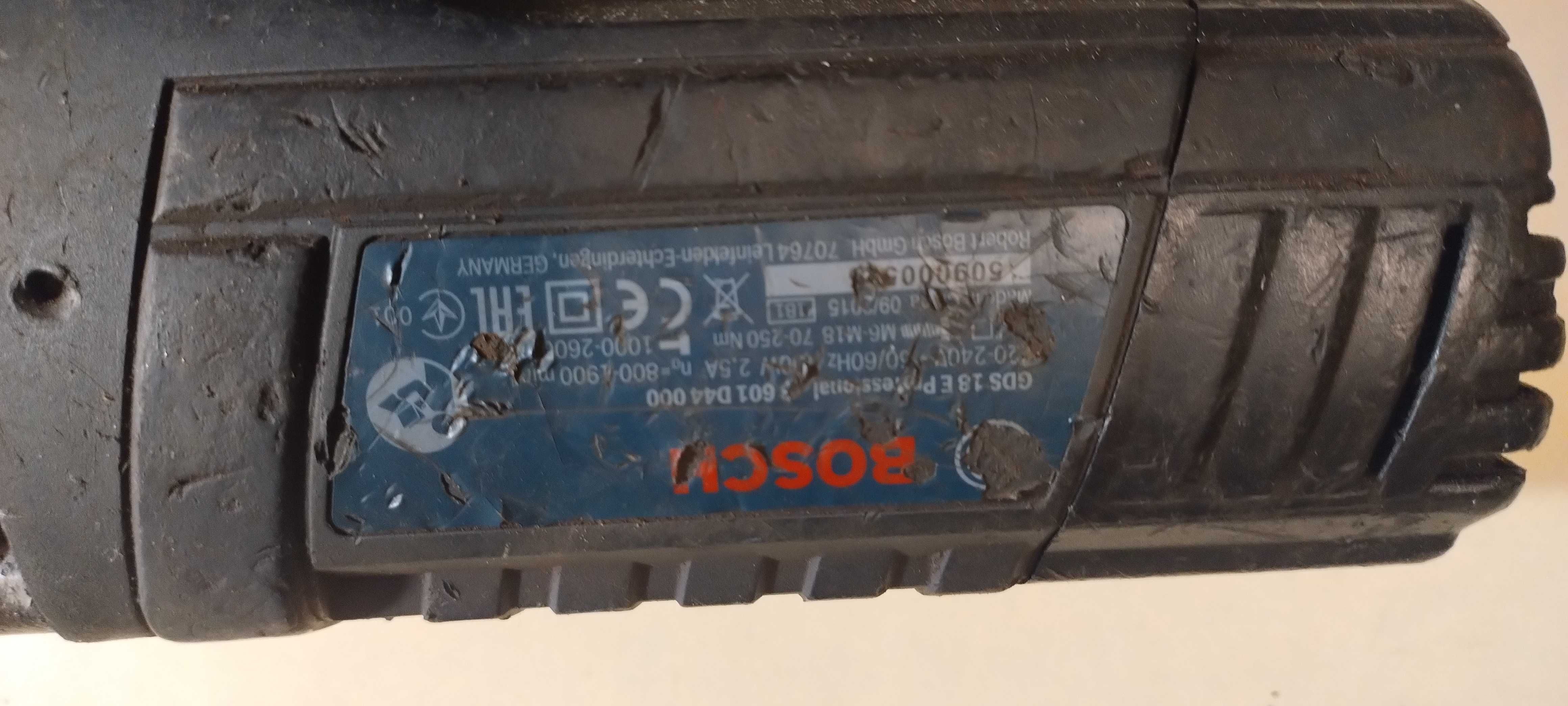 Klucz udarowy elektryczny Bosch gds 18e