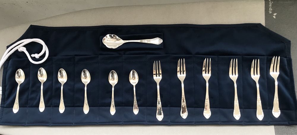 Kpl deserowy sztućców Hefra wzór romański iW/31