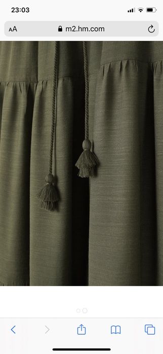 Юбка хлопок h&m 52-54