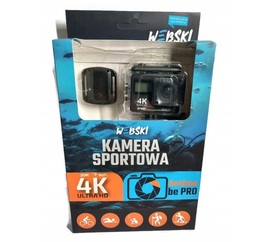 Kamera sportowa Webski Go 4 Free Be Pro 4K UHD