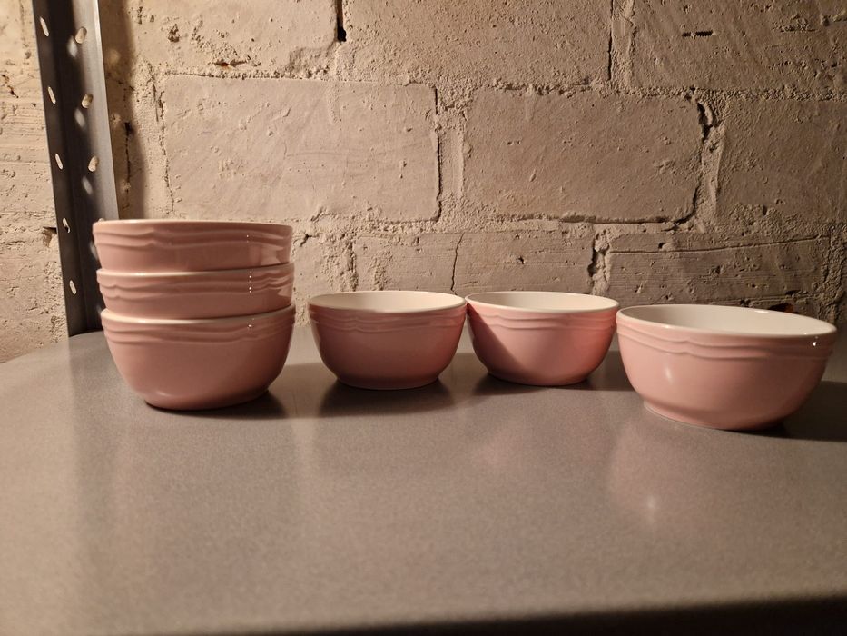 6 mini miseczek Pepco różowe