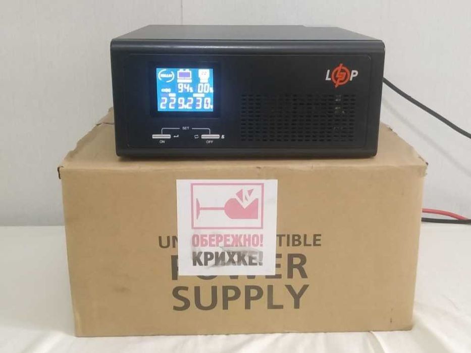 ДБЖ Безперебійник LogicPower з правильною синусоїдою 12V 600 Вт