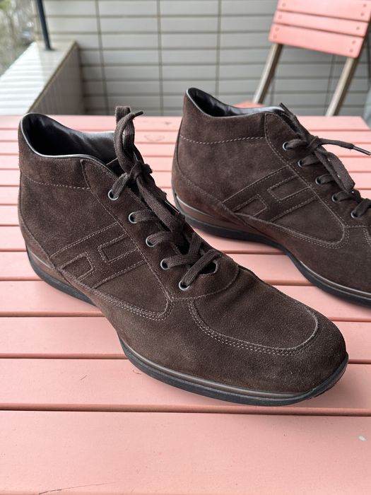 Hogan Italy Sapatos Sapatilhas Sneakers Camurça Castanhos