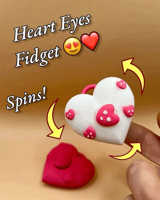 Pião Fidget Spinner Coração Apaixonado