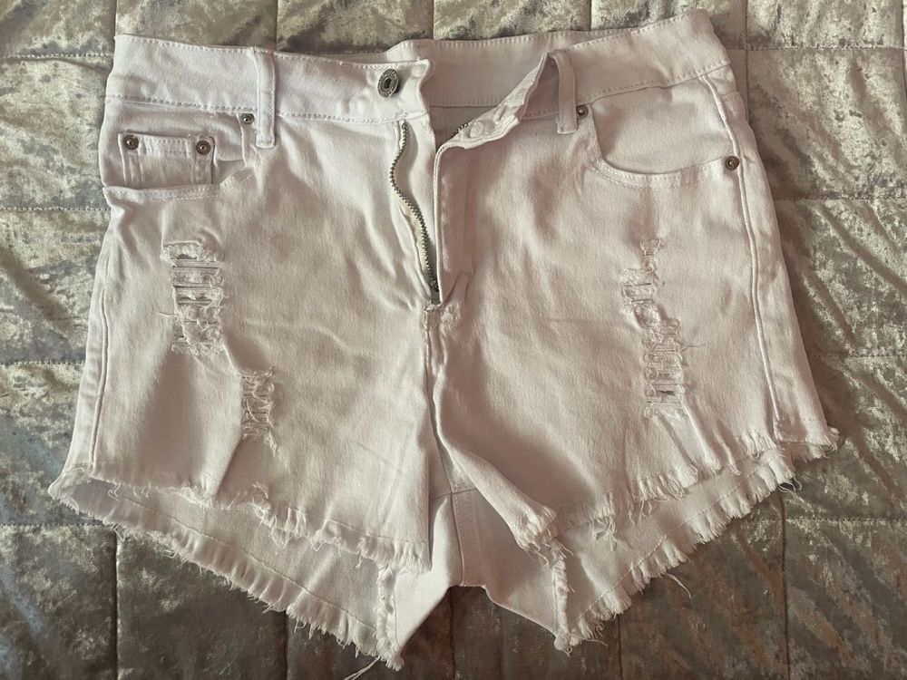 Calção Jeans Branco