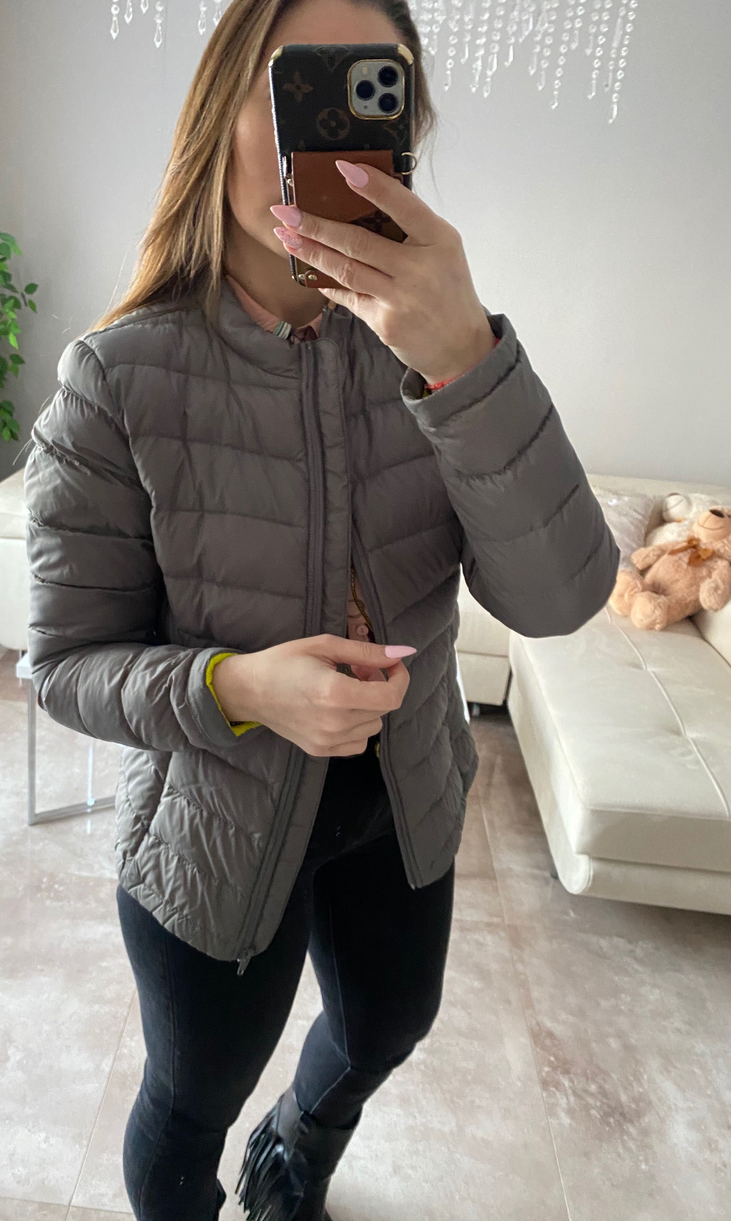 Kurtka z naturalnego puchu