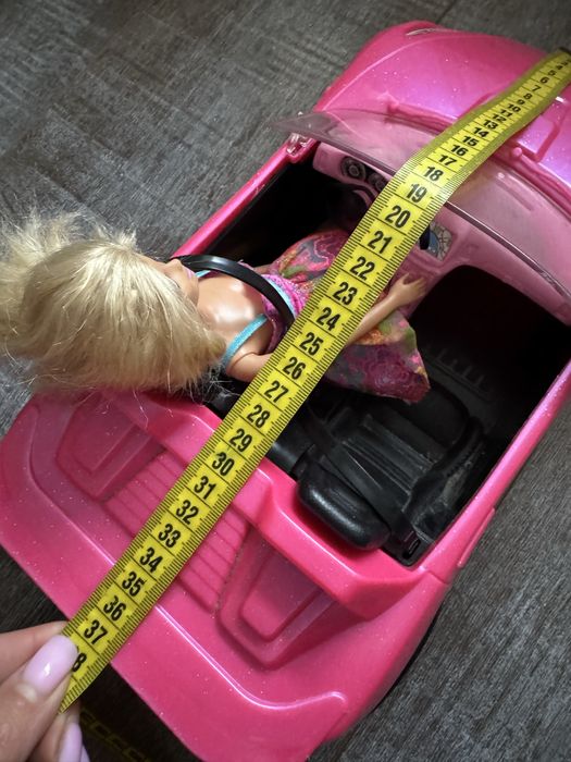 Рожевий кабріолет  з барбі Mattel