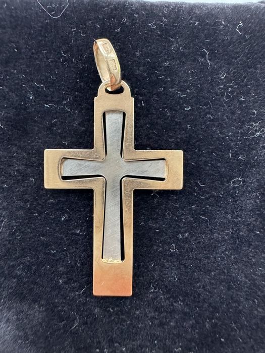 Золотий хрестик-підвіска