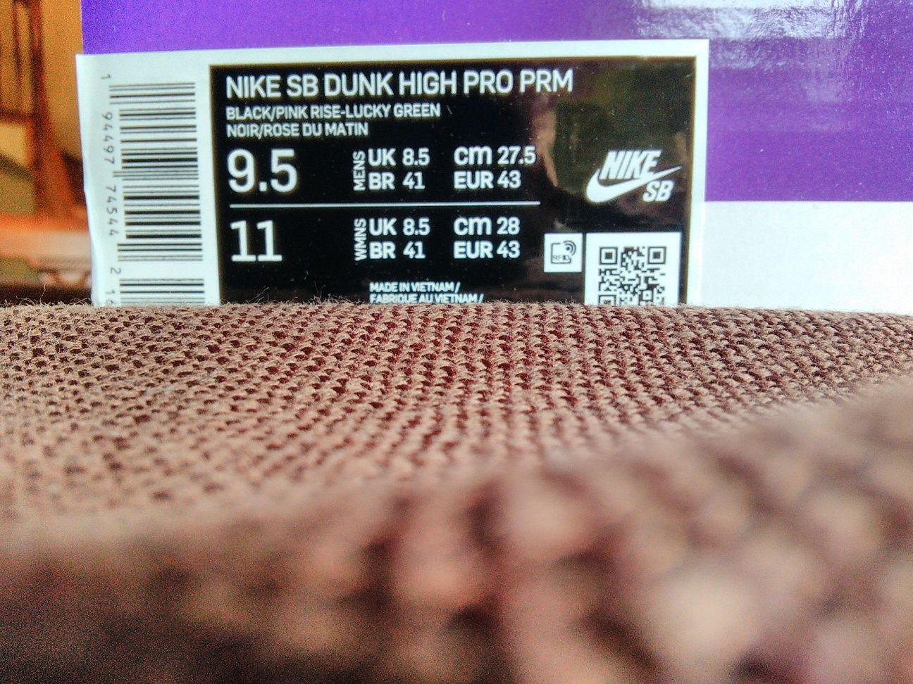 (Eur 43/27,5 cm) Nike SB Dunk High Invert Celtics CU7349,-001 Jordan 1