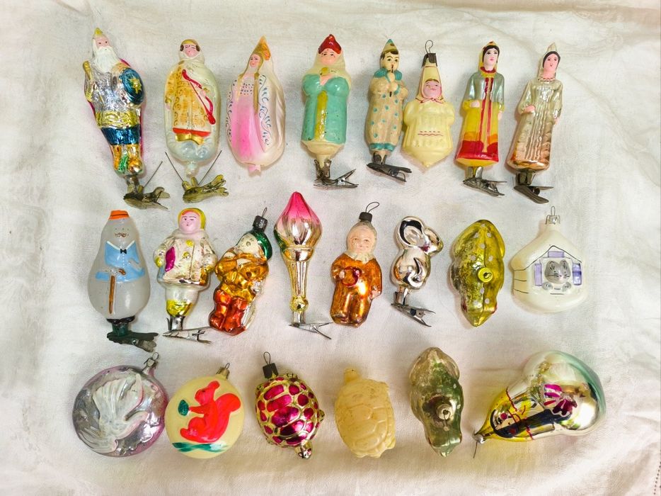 Ёлочные игрушки СССР.