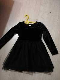 Sukienka 122 Lindex czarna, bal przebierańców