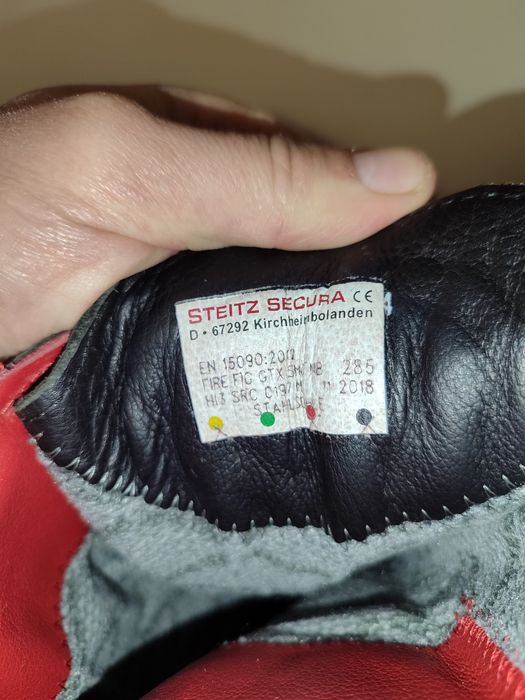 Бойові черевики, берци Steitz Secura Fire Fighter Gore II