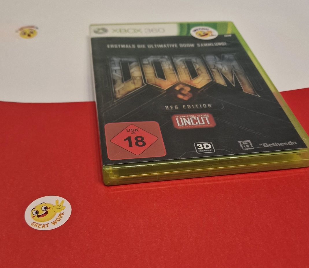 Gra na XBOX 360  DOOM 3 BFG edition