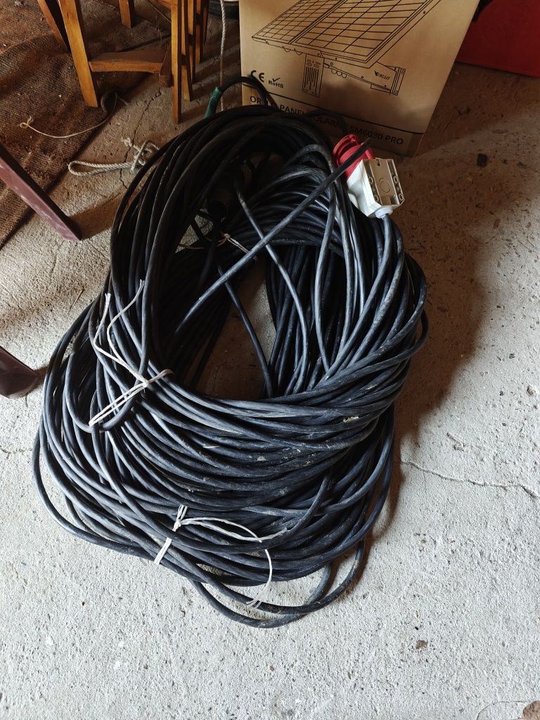 Kabel 5 X 2,5 budowlany 160mb przewód linka