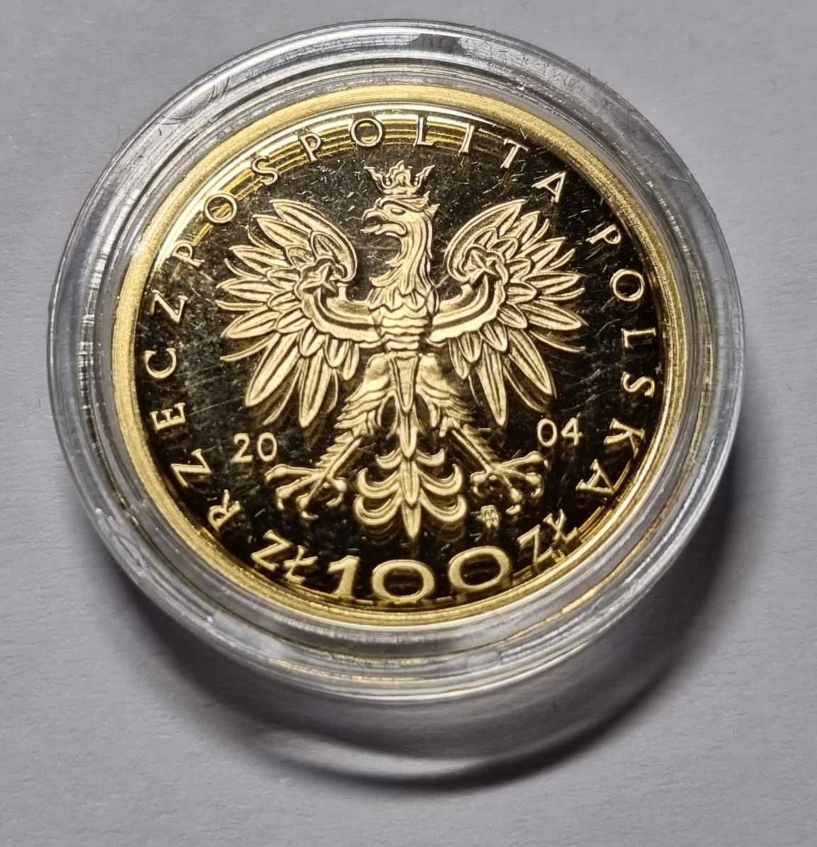 100 zł Au Zygmunt I Stary - złota, kolekcjonerska