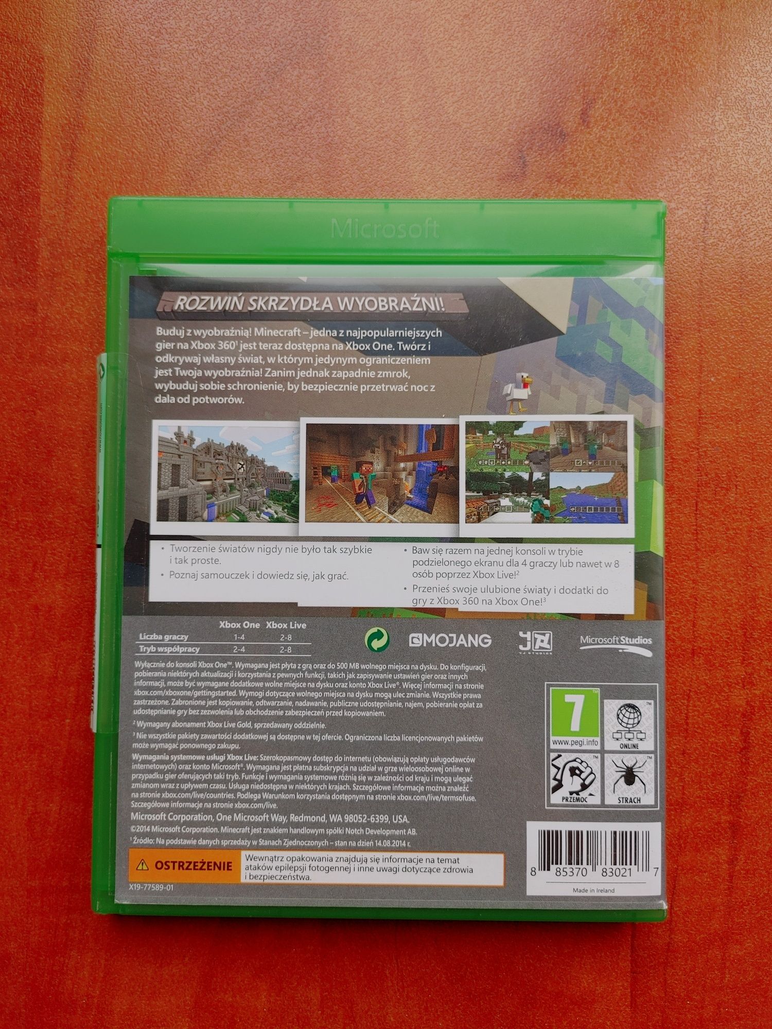 Minecraft Xbox one