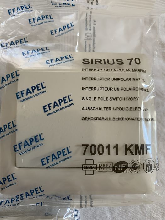 Tomada e interruptores