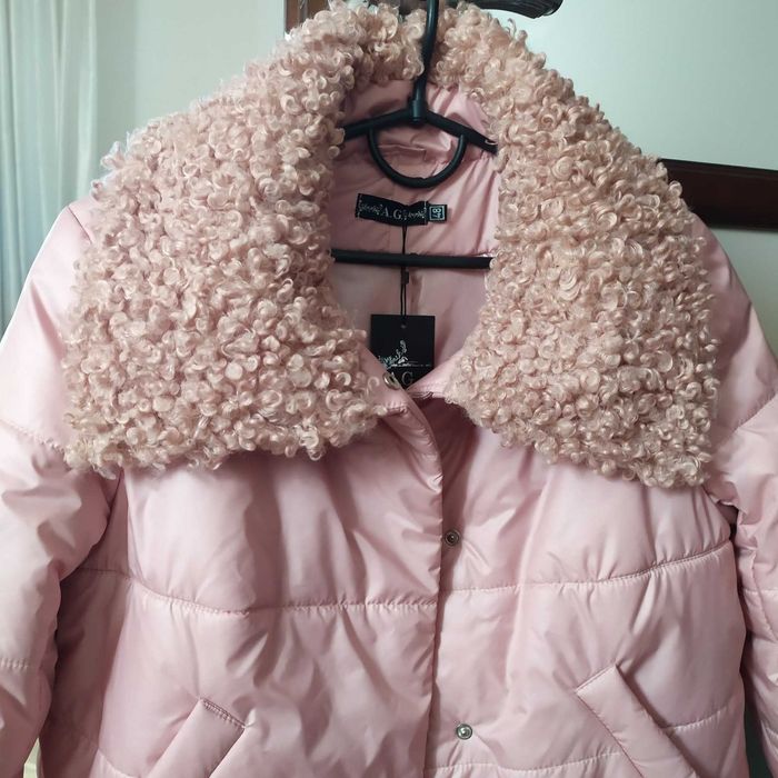 Куртка жіноча з штучним барашком розмір M-L