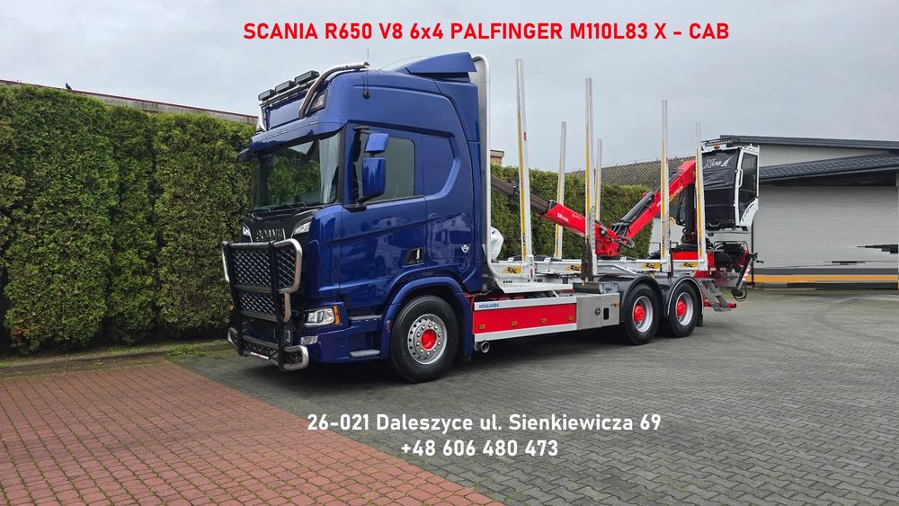 Scania R650 V8 6x4 Palfinger M110L83