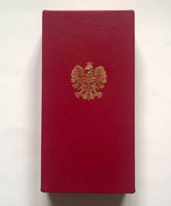 Złoty Krzyż Zasługi z pudełkiem odznaczenie odznaka