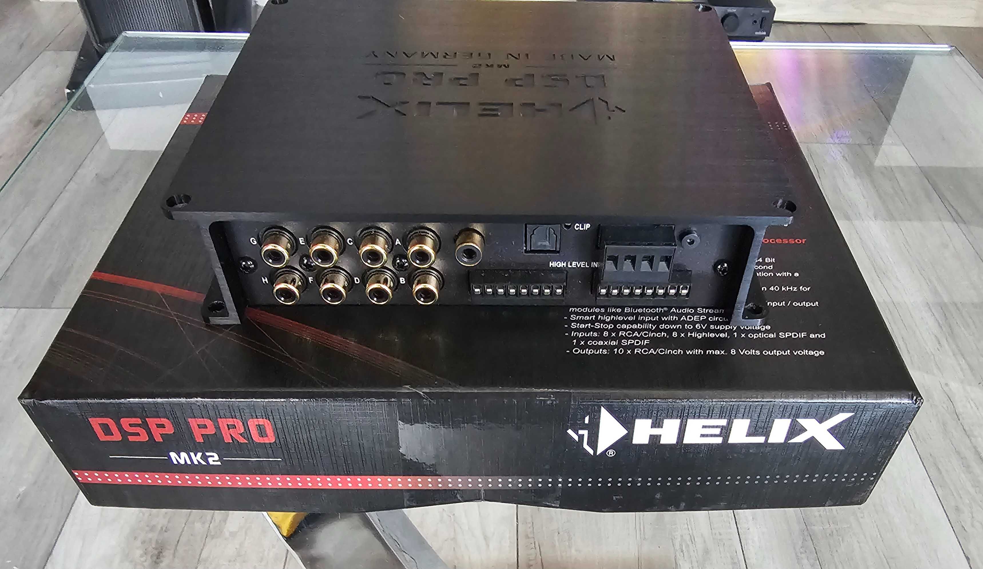 Procesor Helix DSP PRO MK2 plus RUX oraz karta HEC Optical IN
