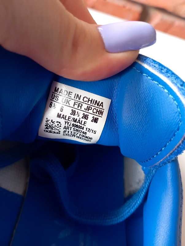 Buty Adidas Stan Smith sneakersy 38 niebieskie