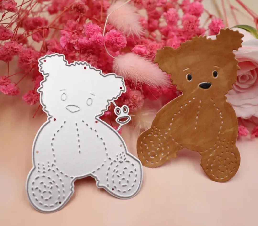 Wykrojnik miś misiek scrapbooking
