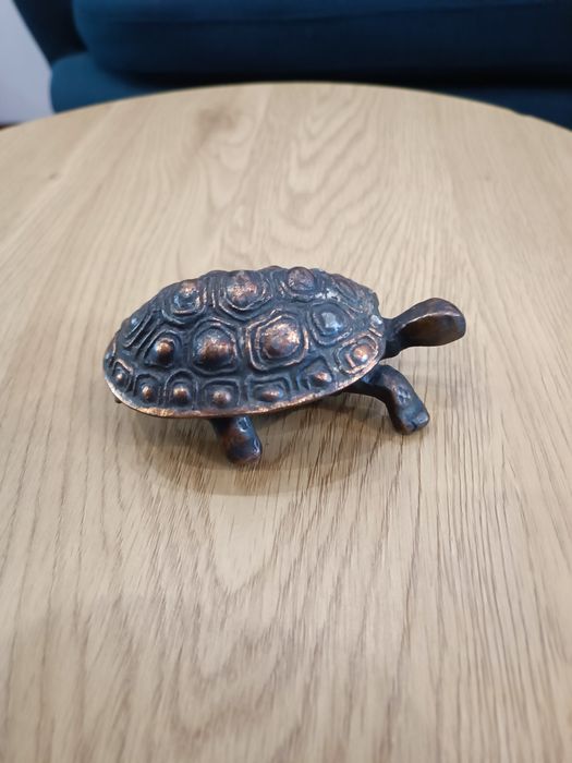 Бронзова,металева черепаха (шкатулка) часів СССР
