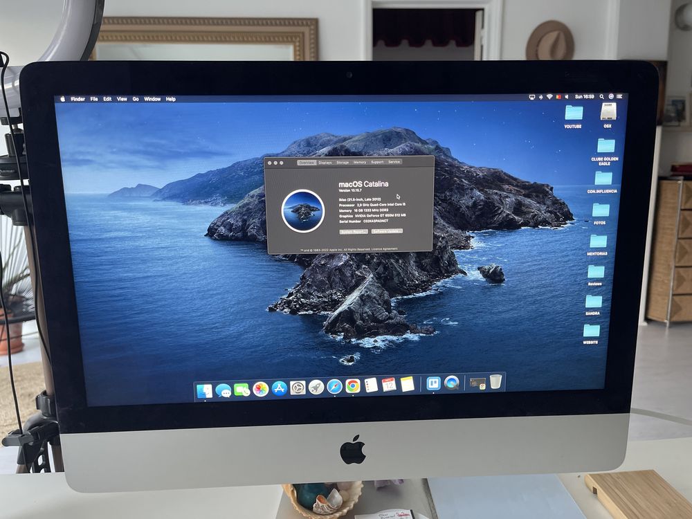 Imac 21,5 inch Late 2012 processador 2,9