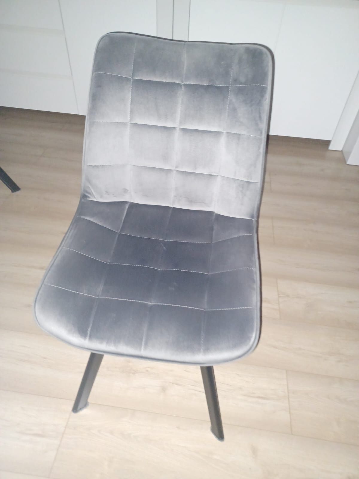 Krzesła BRW  kolor szary