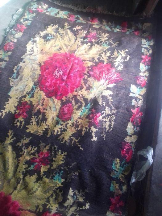 Старинный шерстяной кавер 4х130