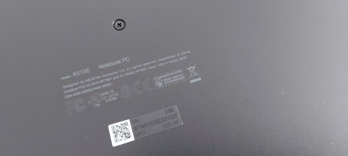 Laptop asus K514E nowy